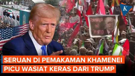 Alasan Trump Berwasiat Hancurkan Iran jika Terbunuh, Berawal dari Pemakaman Ali Khamenei