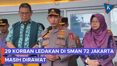 Kapolri Sebut 29 Korban Ledakan Di SMAN 72 Jakarta Masih Dirawat