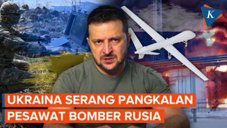 Drone Ukraina Serang Pangkalan Pesawat Bomber Rusia di Saratov