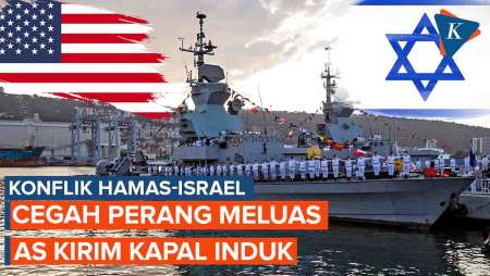 Cegah Perang Meluas, Kapal Induk AS Berlayar Menuju Mediterania Mendekati Israel