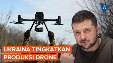 Zelensky Tak Mau Kalah, Ukraina Tambah Produksi Drone untuk Perang…