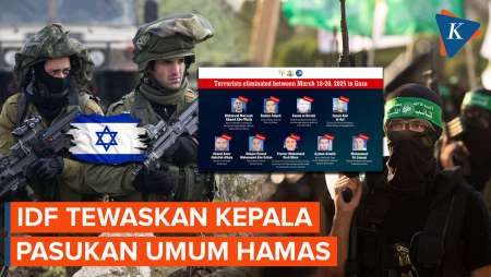 IDF Klaim Tewaskan 9 Pentolan Hamas, Serangan Israel di Gaza Belum Berakhir