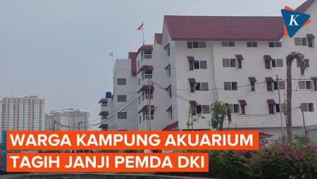 Warga Kampung Susun Akuarium Tagih Janji Pemda