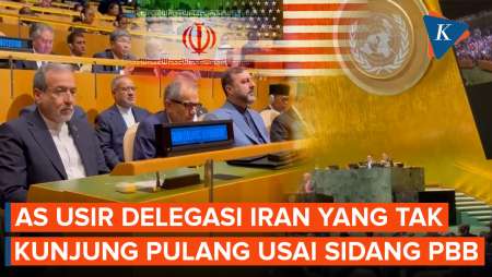 Dulu Bingung Cara Pulang, Kini AS Usir Delegasi Iran Setelah Sidang Umum PBB