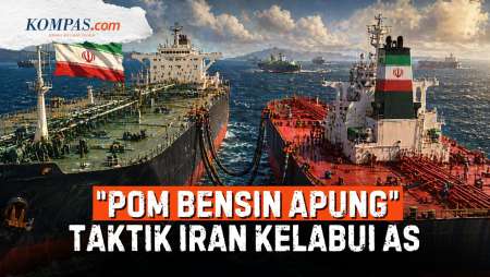 Cara Kerja "Pom Bensin Apung" Iran, Kelabui Sanksi AS, Raup Cuan Di Tengah Lautan