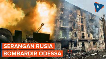 Serangan Rusia Hantam Pelabuhan Odessa, Hancurkan Gudang Gandum Ukraina