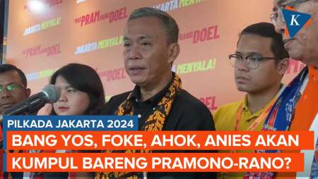 Timses Ungkap Eks Gubernur Kemungkinan Kumpul Bareng Pramono-Rano, Ada Ahok dan Anies