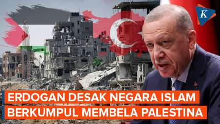 Erdogan Serukan Pemimpin Negara Islam di Dunia Berkumpul Bela Palestina!