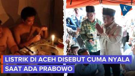 Anggota DPR Sebut Listrik Di Aceh Cuma Nyala Saat Prabowo Datang