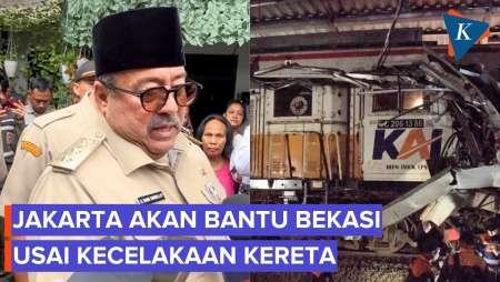 Rano Karno Perintahkan Jakarta Bantu Bekasi Imbas Kecelakaan Kereta