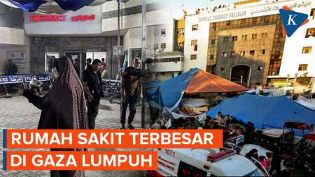 Kehabisan Pasokan Listrik, RS Terbesar di Gaza Tak Bisa Beroperasi