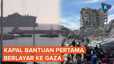 Kapal Pembawa Bantuan Pertama Mulai Berlayar ke Gaza dari Siprus