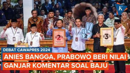 Respons 3 Capres Usai Debat Perdana Cawapres 2024