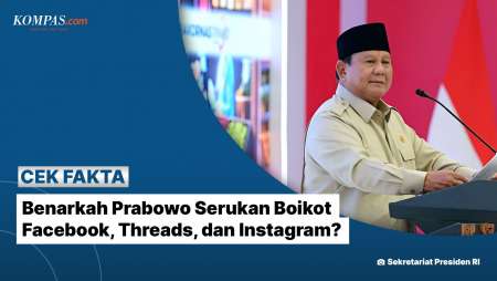 Benarkah Prabowo Serukan Boikot Facebook, Threads, dan Instagram?