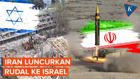 Iran Balas Serangan AS! Luncurkan Rudal Berpresisi Tinggi ke Israel