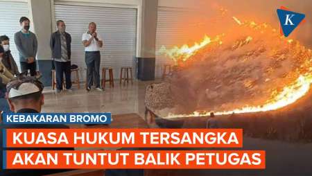 Kuasa Hukum Tersangka Kebakaran Bromo Akan Polisikan Petugas TNBTS