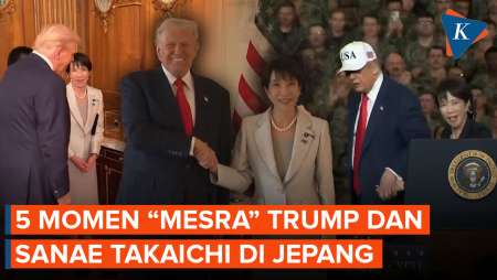 5 Momen “Mesra” Trump Dan Sanae Takaichi: Bergandengan Tangan, Saling Lempar Pujian