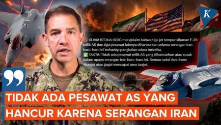 CENTCOM Bantah Iran Hancurkan Jet Tempur F-35 AS