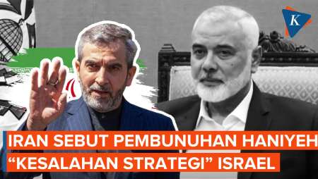 Menlu Iran Sebut Pembunuhan Haniyeh Adalah 'Kesalahan Strategi' Israel