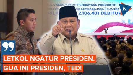Candai Seskab Teddy, Prabowo: Letkol Ngatur Presiden!