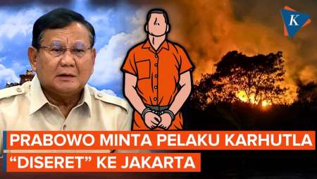 Pakai Modus Mancing Untuk Bakar Hutan, Prabowo: Bawa Dia Ke Jakarta!