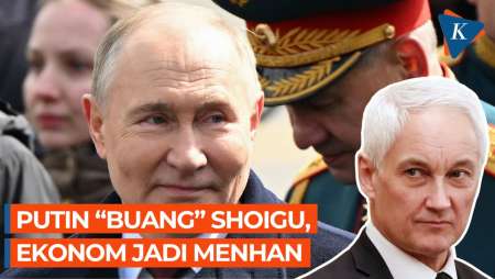 Kejutan Putin di Pemerintahan Baru, Ganti Menhan Shoigu dengan Ekonom Andrei Belousov