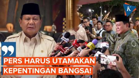 Hari Pers Nasional, Prabowo Minta Pers Lakukan Ini!