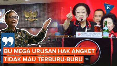 Mahfud MD Sebut Megawati Tidak Ingin Terburu-buru Menyikapi Hak Angket