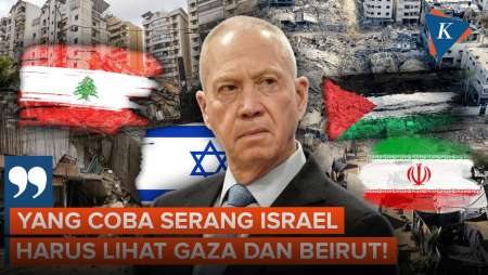 Israel Tebar Peringatan! Minta Musuh Lihat Gaza Dan Beirut Sebelum Menyerang