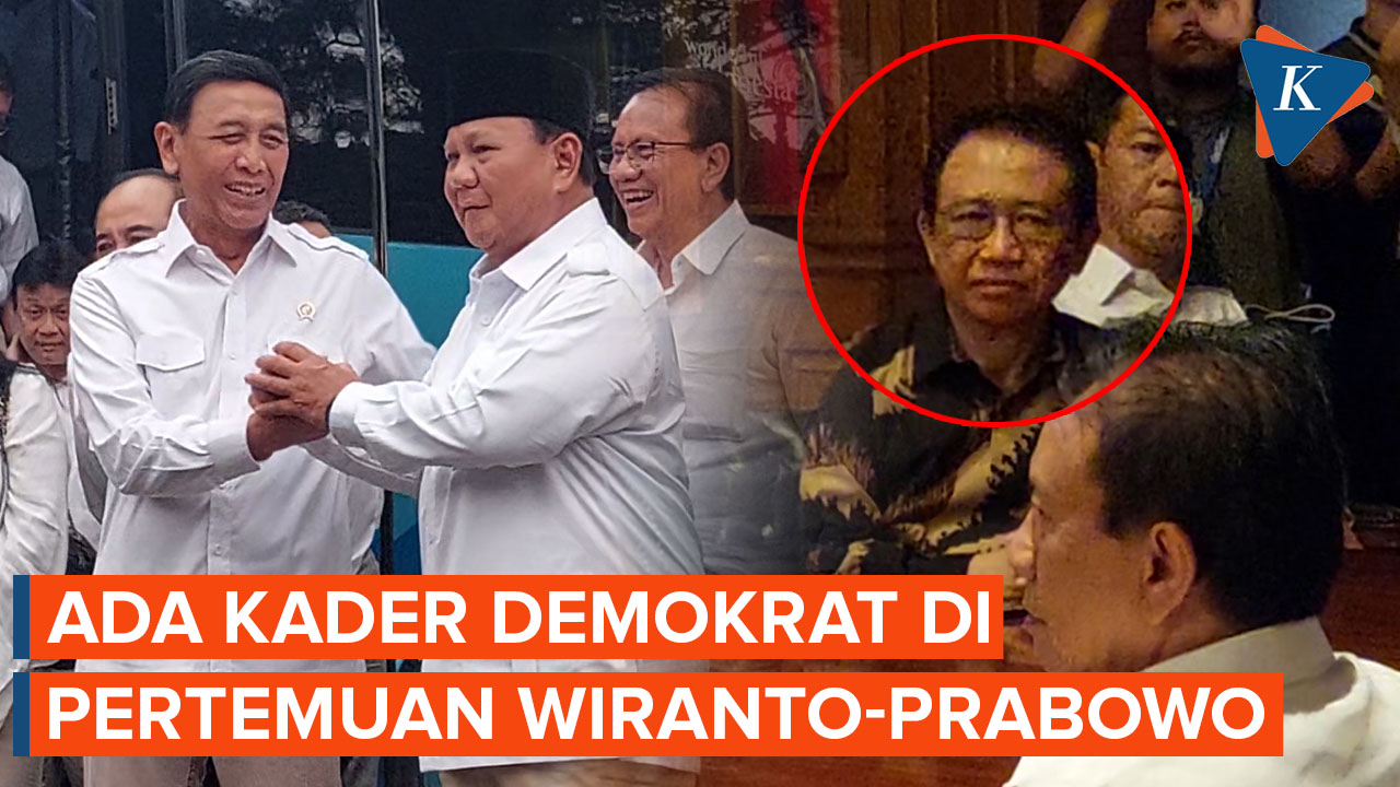 Ada Kader Demokrat Dalam Pertemuan Prabowo dan Wiranto