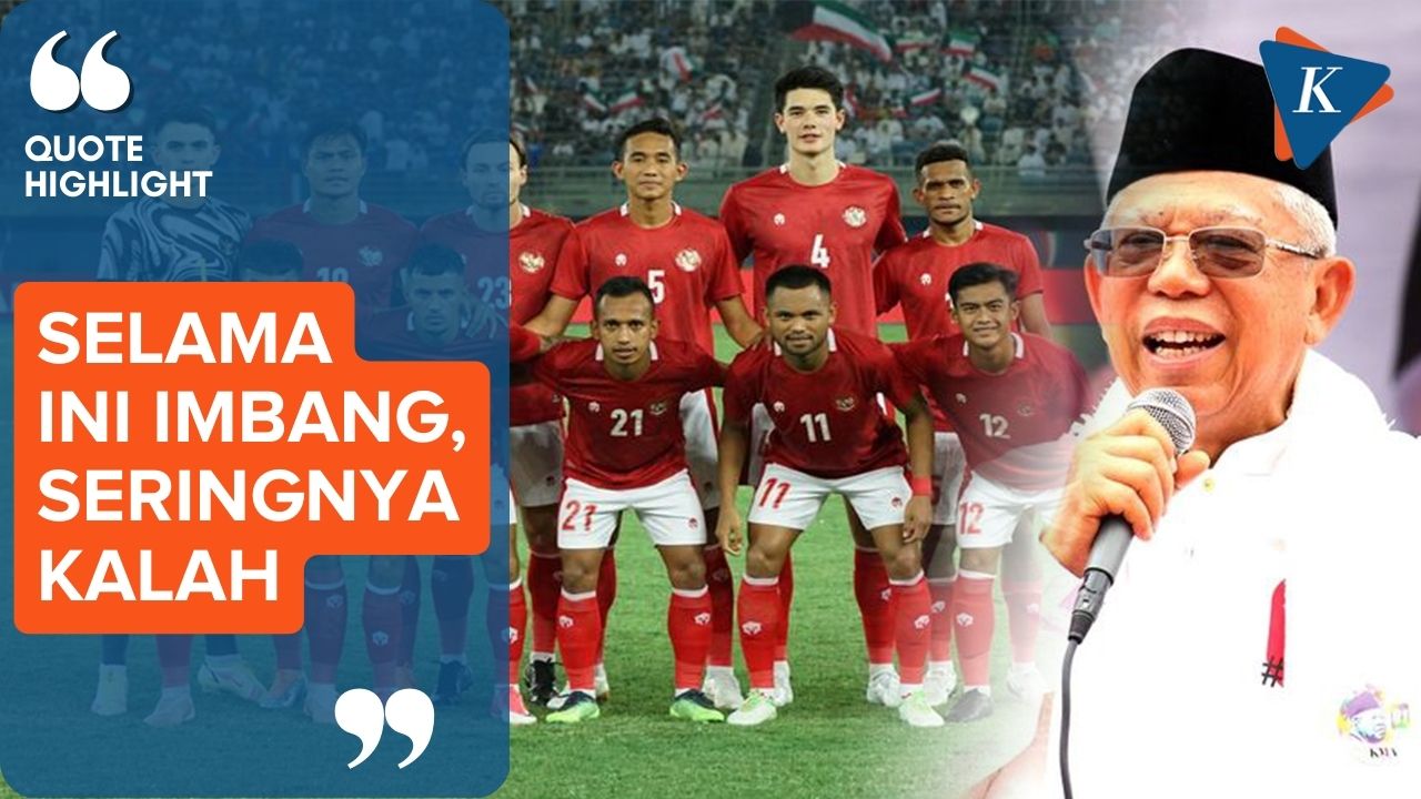 Wapres Ma’ruf Harap Indonesia Menang Lawan Vietnam di AFF 2022