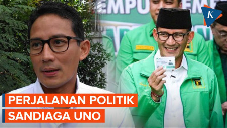 Jejak Sandiaga Uno, Besar di Gerindra Kini Berlabuh ke PPP