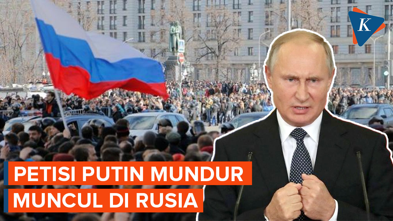 Petisi untuk Putin Muncul, warga Rusia Tuntut Putin untuk Mundur