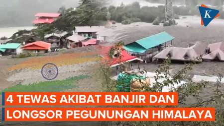 Longsor Terjang Kawasan Pegunungan Himalaya India, 4 Orang Tewas!
