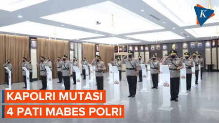 Polri Mutasi 4 Pati Mabes, 3 Kapolda, dan 6 Wakapolda