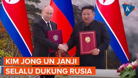 Menhan Rusia Tiba di Korut, Dapat Janji Dukungan Penuh Kim Jong Un Lawan Ukraina