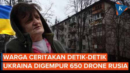 Warga Ukraina Ceritakan Detik-detik Serangan 650 Drone Dan 3 Lusin Rudal Rusia