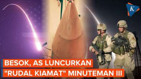 Besok, AS Uji Coba Peluncuran Rudal Balistik Antarbenua Minuteman III
