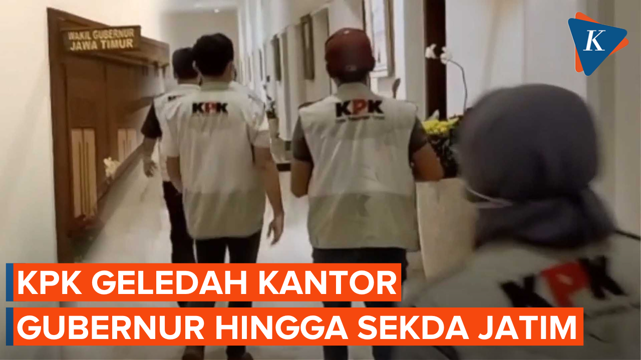 KPK Geledah Kantor Gubernur Khofifah, Wagub Emil Dardak, dan Sekda Jatim