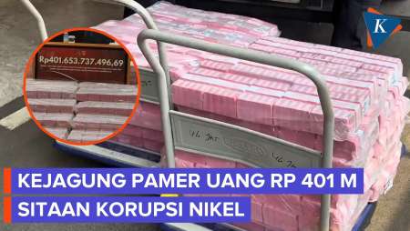 Penampakan Uang Rp 401 Miliar Dari Korupsi Nikel Yang Disita Kejagung