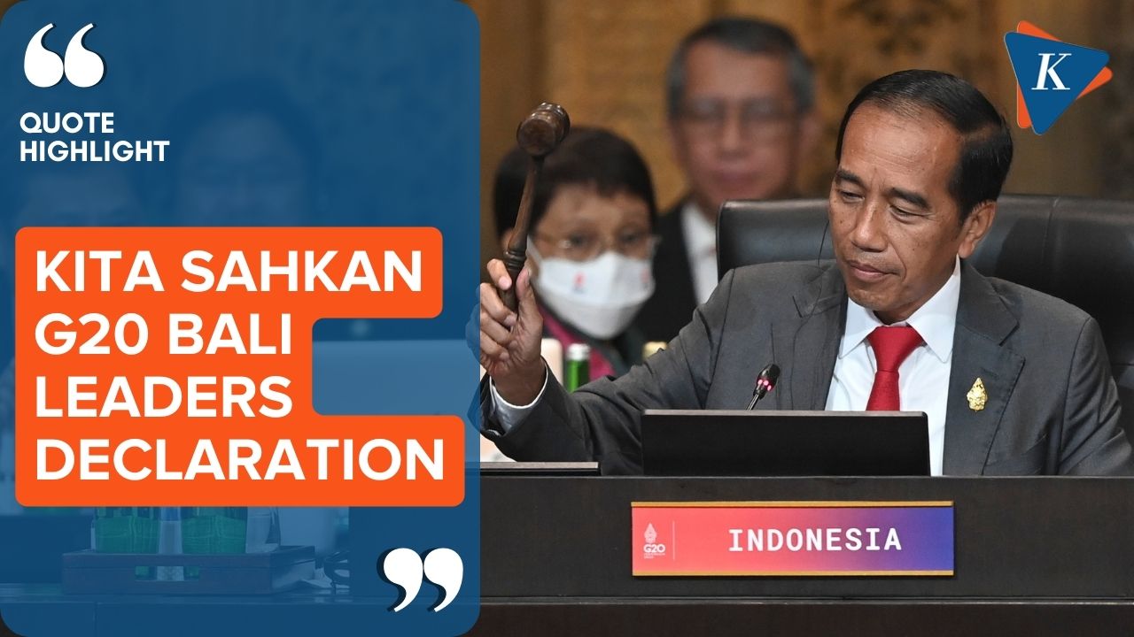 Presiden Jokowi Berhasil Sahkan Leaders Declaration