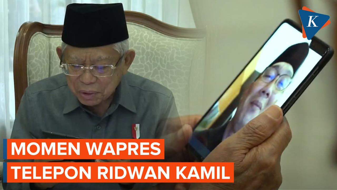 Wapres Sampaikan Belasungkawa ke Ridwan Kamil Lewat Panggilan Video