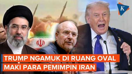 Amarah Trump Meledak! Maki Pemimpin Iran Di Ruang Kerjanya Akibat Perang Tak Kunjung Usai