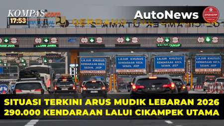Update Arus Mudik Lebaran 2026: 290.000 Kendaraan Lalui Cikampek Utama