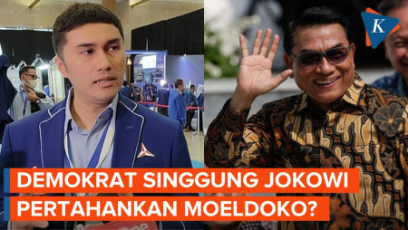 Luhut Singgung AHY, Demokrat Senggol Jokowi Pertahankan Moeldoko