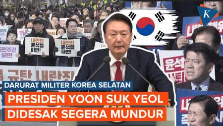 Presiden Yoon Suk Yeol Didesak Mundur, Buntut Darurat Militer di Korea Selatan