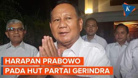 HUT Ke-16 Partai Gerindra, Prabowo Berdoa untuk Indonesia