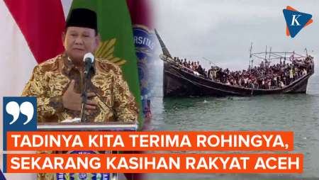 Ini Kata Prabowo soal Pengungsi Rohingya