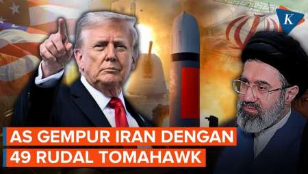 Trump Sesumbar 49 Rudal Tomahawk AS Bombardir Iran