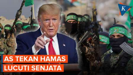 AS Dorong Hamas Lucuti Senjata, Kunci Rencana Perdamaian Gaza.